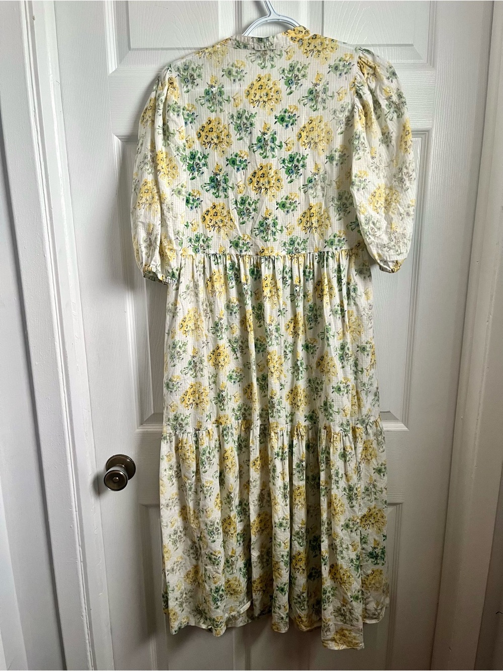 Paul & Joe X Uniqlo Dress Floral Maxi Medium Summer Cottagecore Short Sleeve - Picture 6 of 6